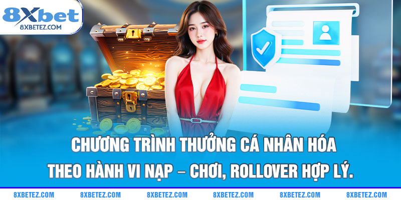 Chương trình thưởng cá nhân hóa theo hành vi nạp – chơi, rollover hợp lý.
